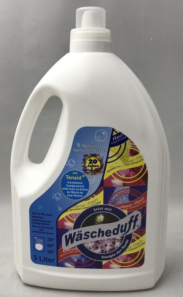 Mikrofaser Rein Vollwaschmittel mit Tensid+ 3 Liter Königin der Nacht